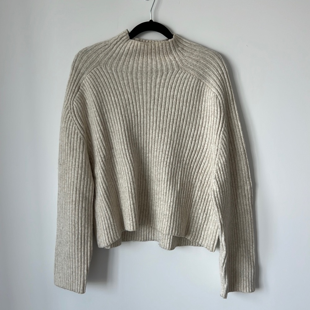 H&M Oatmeal Knit Sweater